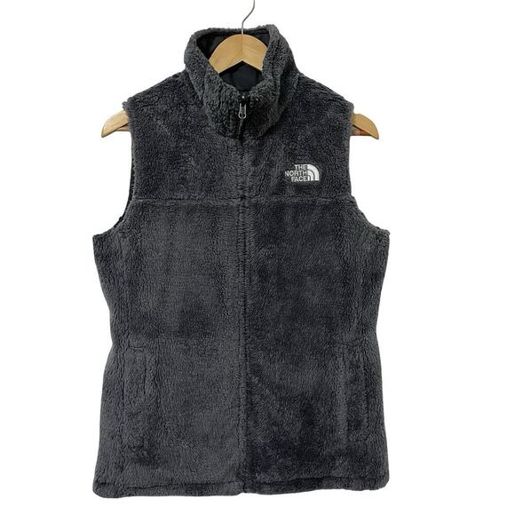 The North Face Womens Mossbud Reversible Sherpa Vest Size S Gray Outdoors - Picture 2 of 10